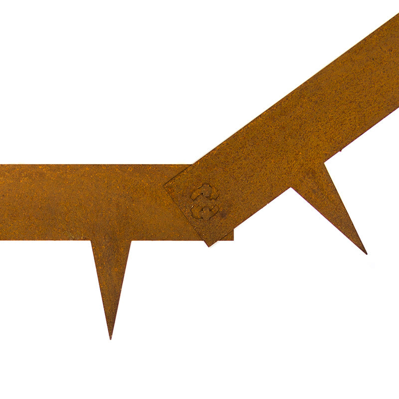 Multi-Edge METAL Afboording 100 x 17,5 cm - Per stuk